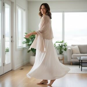 NEW Pink Sparkle Sheer Shawl Wrap Scarf Glitter Metallic Fringe Evening 76"x28"